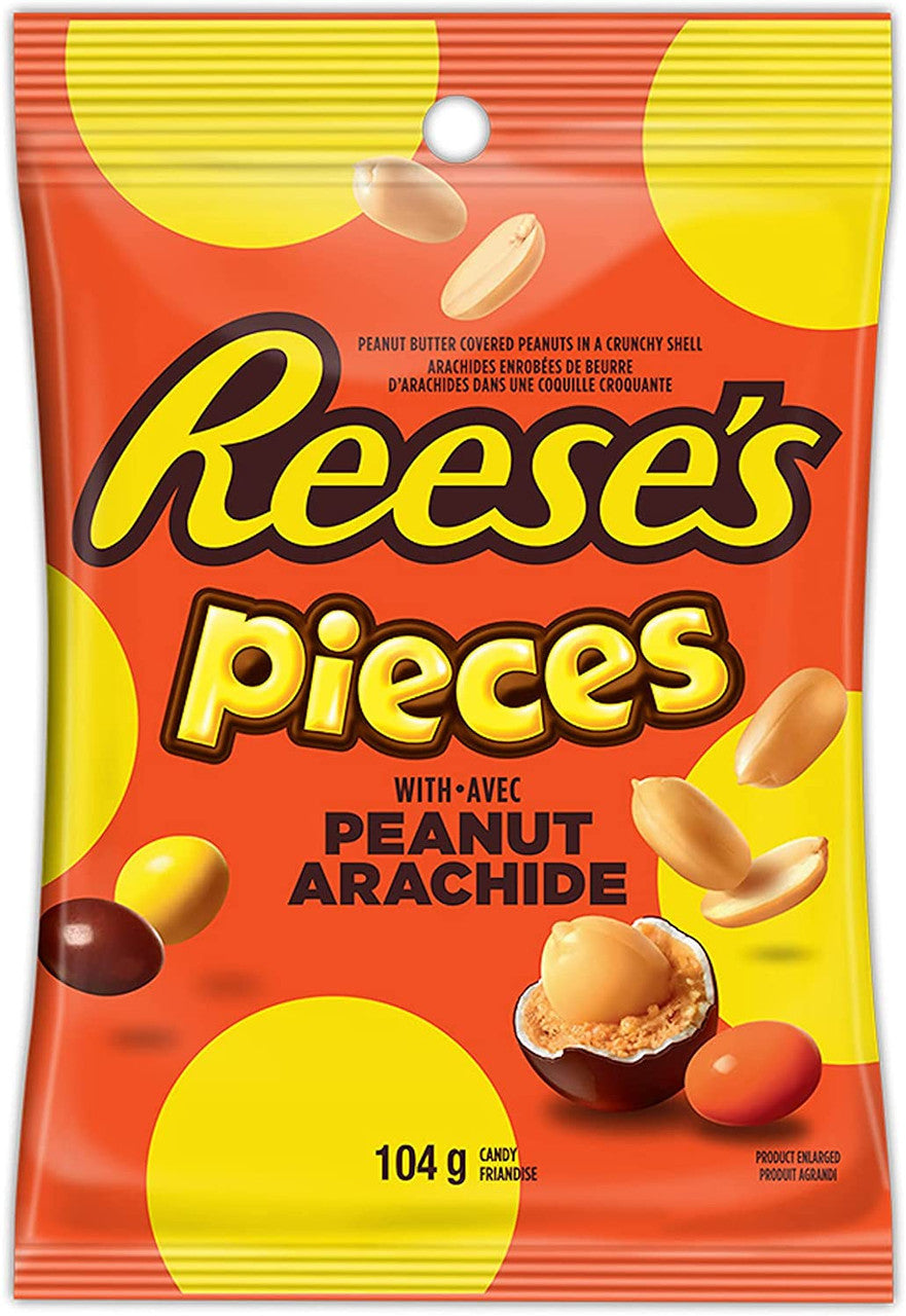 Reese's Pieces Peanut Peg Bag, 104g/3.7oz. Bag